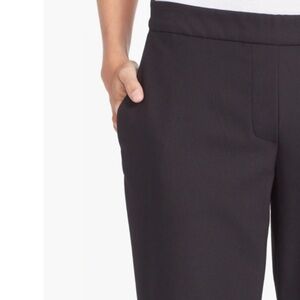 Theory NWOT Thaniel Approach Twill Slim-Fit Stretch Black Crop Pants US Sz 8